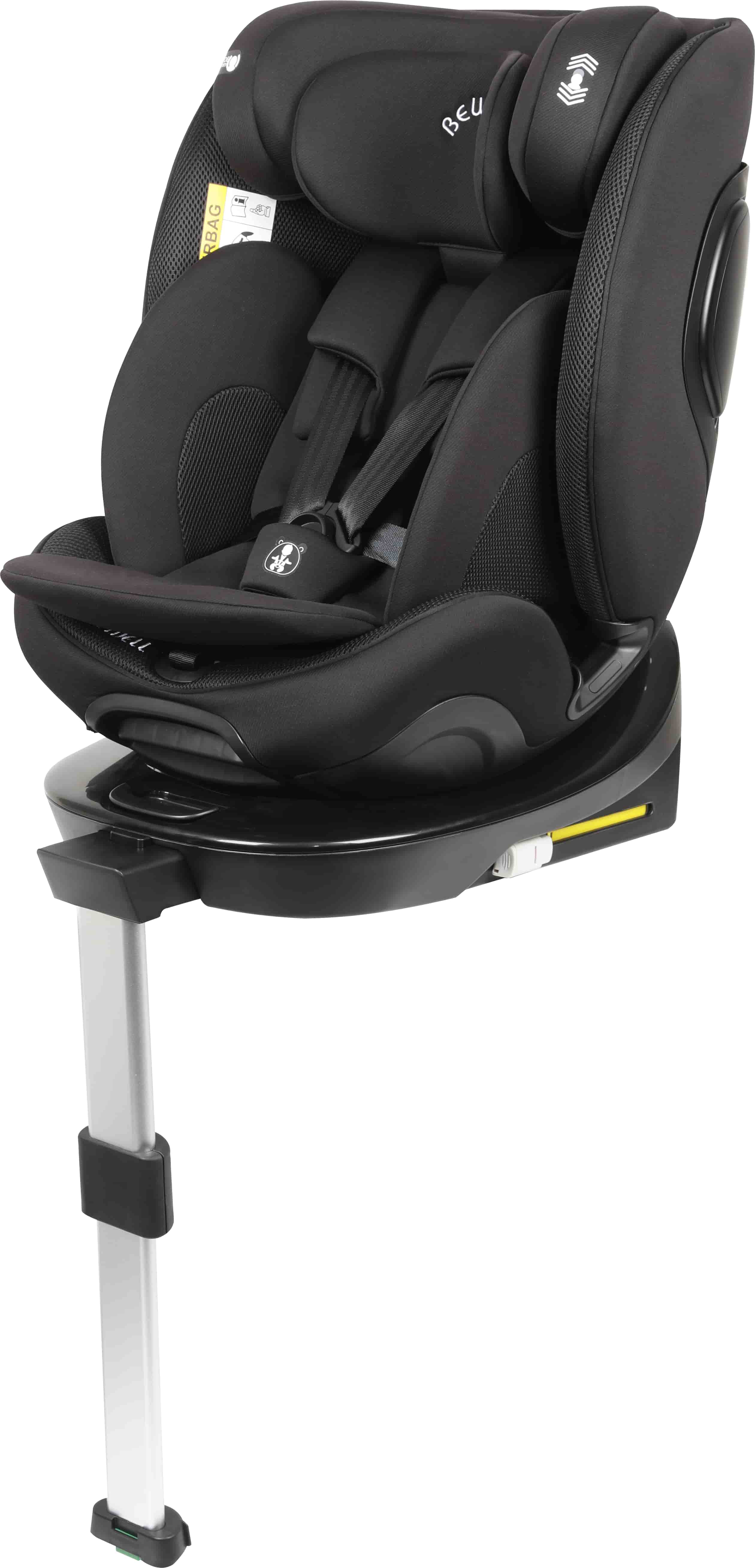 ISOFIX dan Kaki Sokong Kerusi Keselamatan Kereta Kanak-kanak untuk Bayi 40-150sm